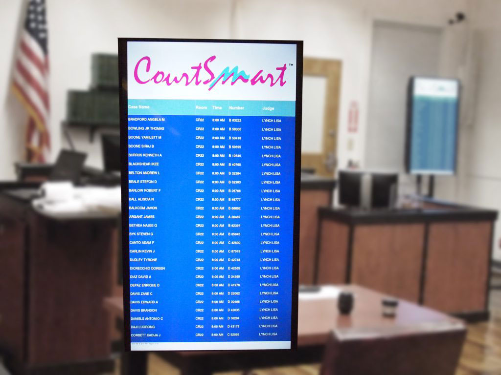 Public Access Display CourtSmart Inc.