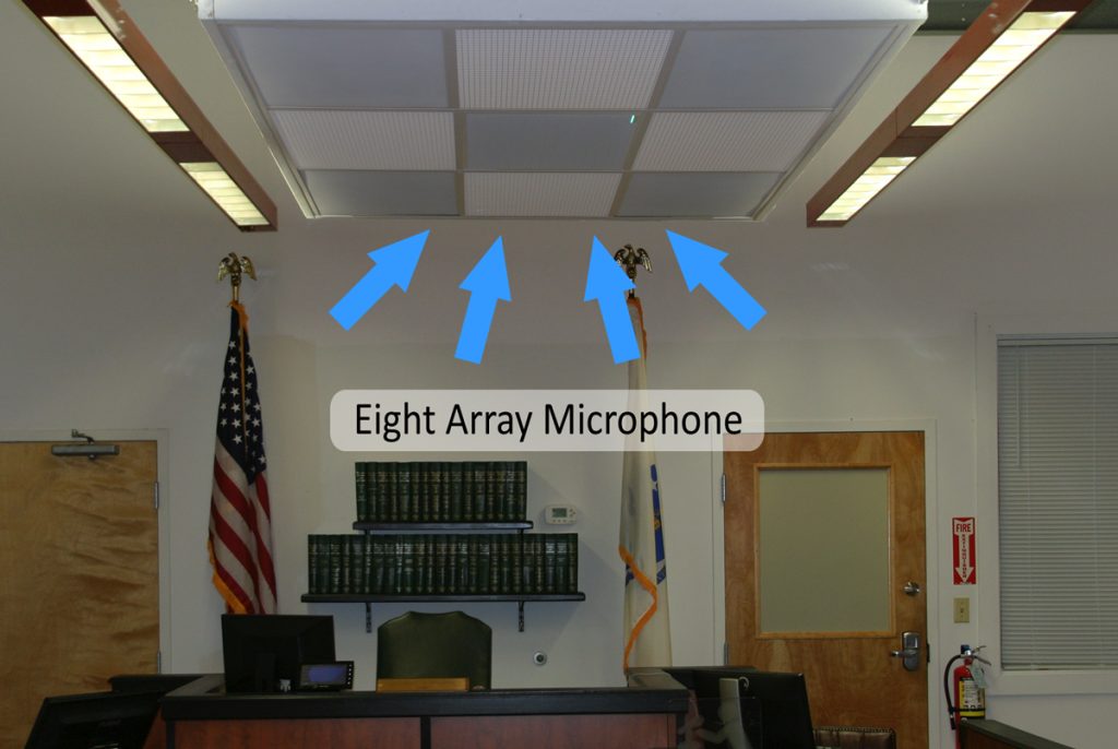 Ceiling Microphone Arrays CourtSmart Inc.